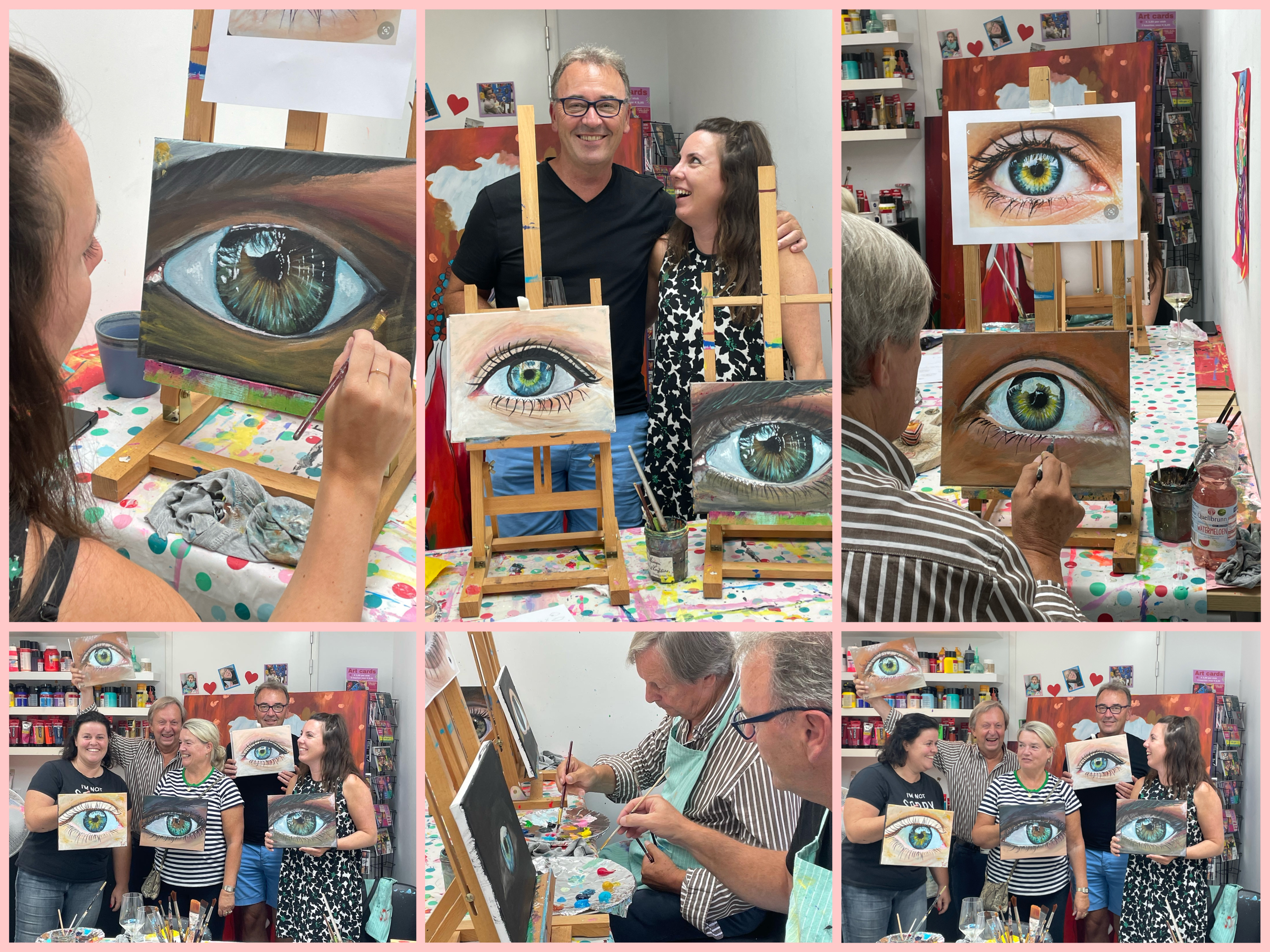 Workshop een realistisch oog schilderen