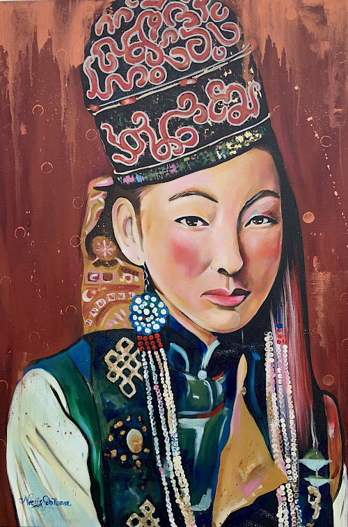 Acrylverf op linnen