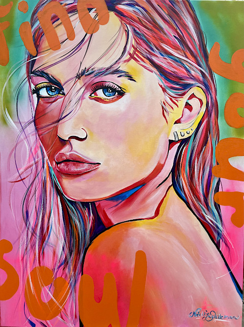 Acrylverf en graffiti